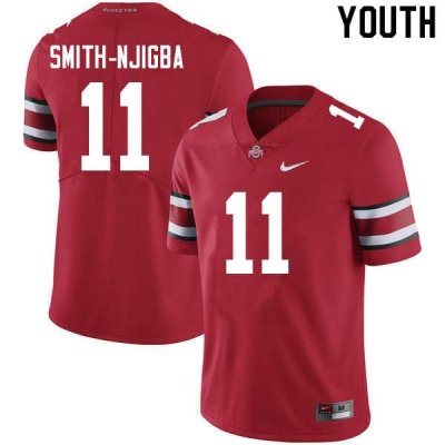 Youth Ohio State Buckeyes #11 Jaxon Smith-Njigba Scarlet Nike NCAA College Football Jersey December GPT4044TL